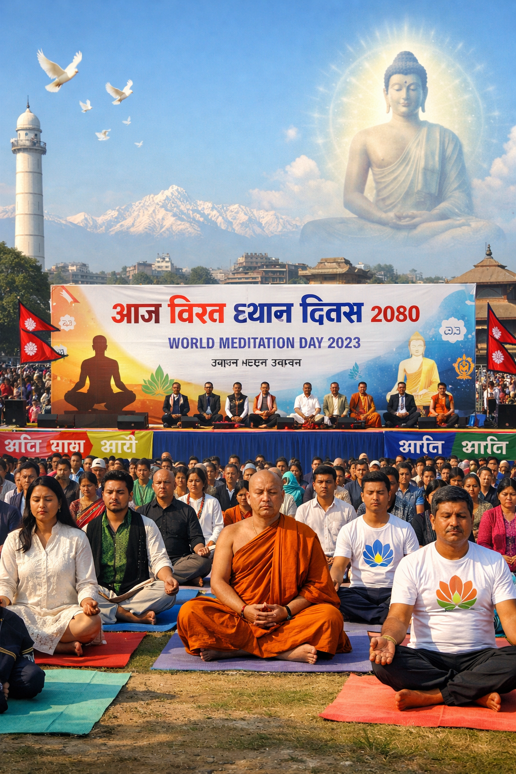 आज विश्व ध्यान दिवस मनाइँदै